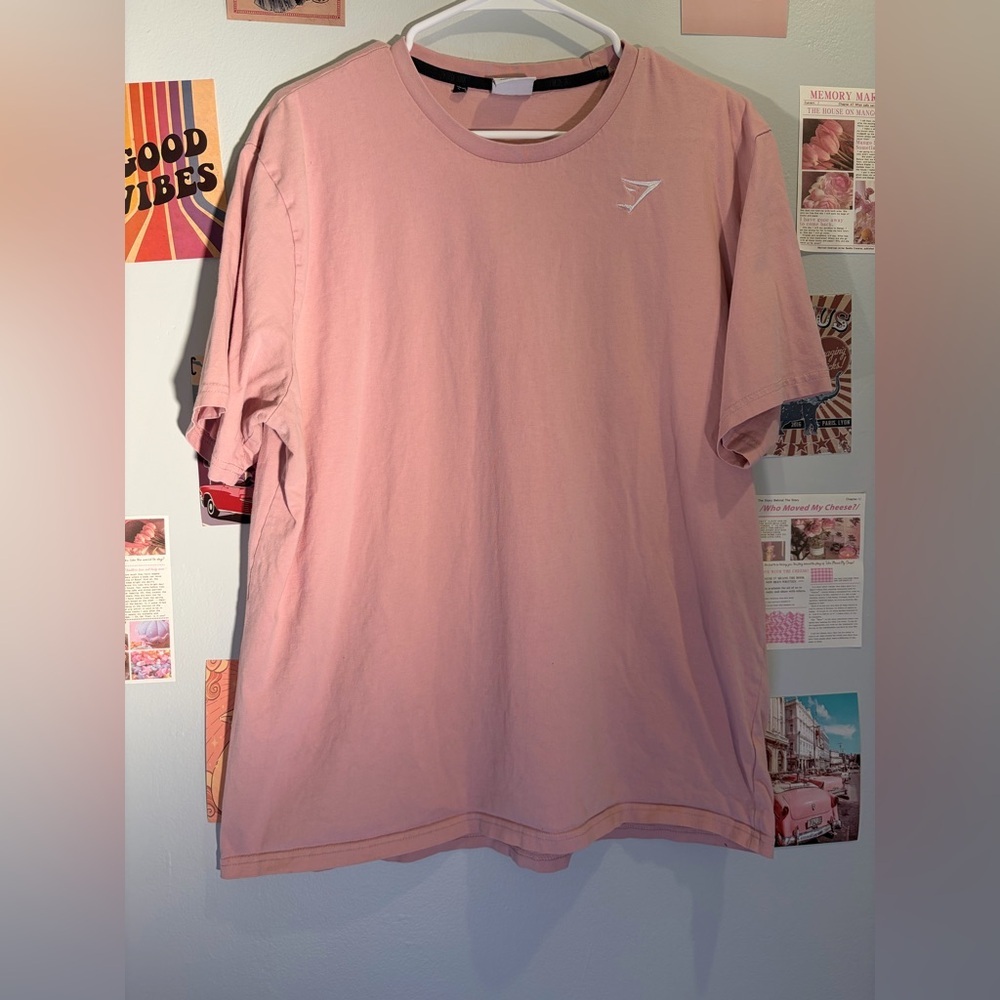 Gymshark Light Pink Short Sleeve Tee